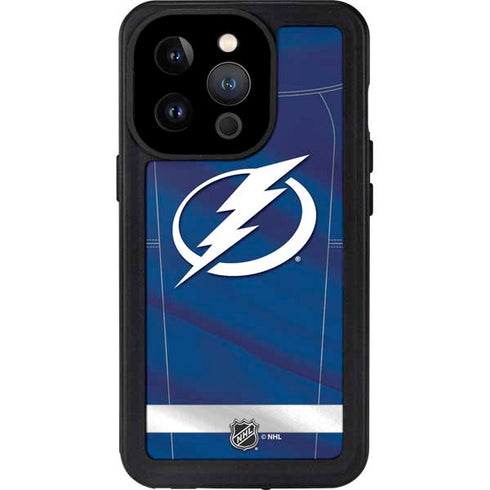 NHL Tampa Bay Lightning Jersey iPhone 14 Pro Waterproof Case