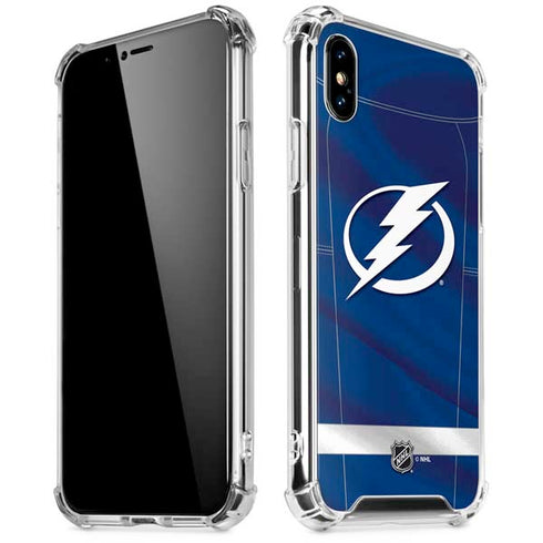 NHL Tampa Bay Lightning Jersey iPhone XS Max Clear Case