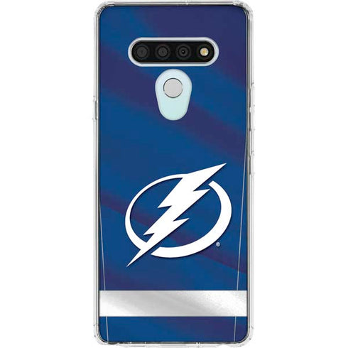 NHL Tampa Bay Lightning Jersey LG Stylo 6 Clear Case