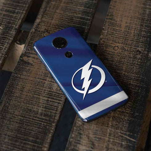 NHL Tampa Bay Lightning Jersey Moto E5 Plus Skin