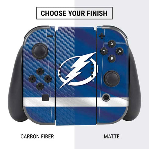 NHL Tampa Bay Lightning Jersey Nintendo Switch Bundle Skin