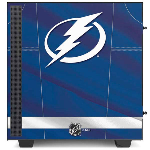 NHL Tampa Bay Lightning Jersey NZXT H510 Compact ATX Mid-Tower Case Skin