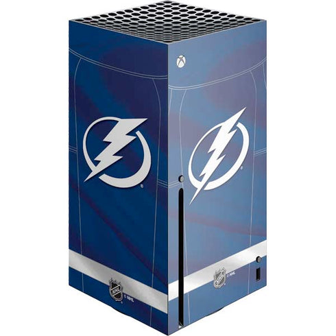 NHL Tampa Bay Lightning Jersey Xbox Series X Console Skin