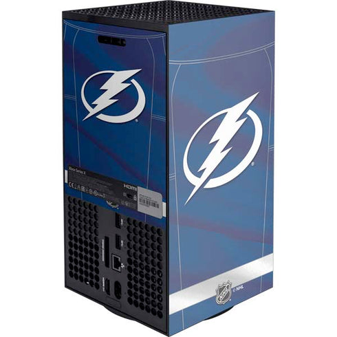 NHL Tampa Bay Lightning Jersey Xbox Series X Console Skin