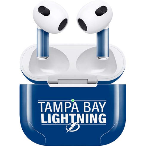 NHL Tampa Bay Lightning Lineup Apple AirPods (3rd Gen 2021) Skin