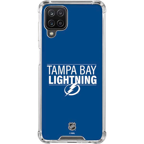 NHL Tampa Bay Lightning Lineup Galaxy A12 Clear Case