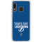 NHL Tampa Bay Lightning Lineup Galaxy A20 Clear Case