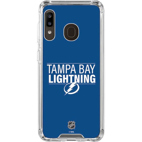 NHL Tampa Bay Lightning Lineup Galaxy A30 Clear Case
