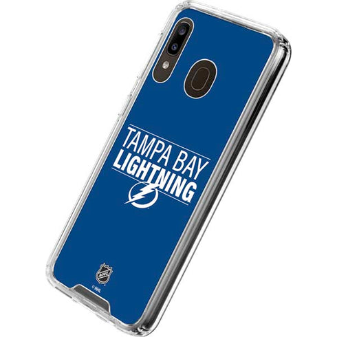 NHL Tampa Bay Lightning Lineup Galaxy A30 Clear Case