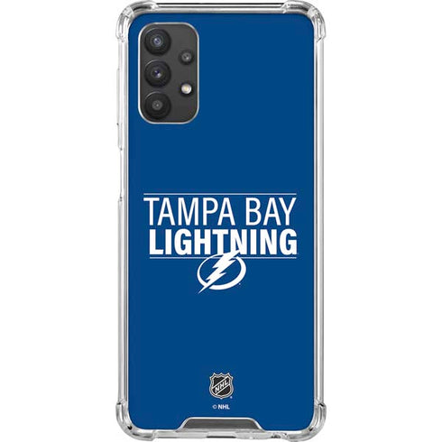 NHL Tampa Bay Lightning Lineup Galaxy A32 5G Clear Case