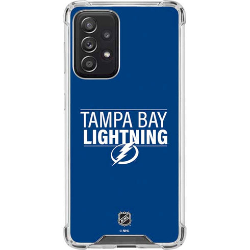 NHL Tampa Bay Lightning Lineup Galaxy A52 5G Clear Case