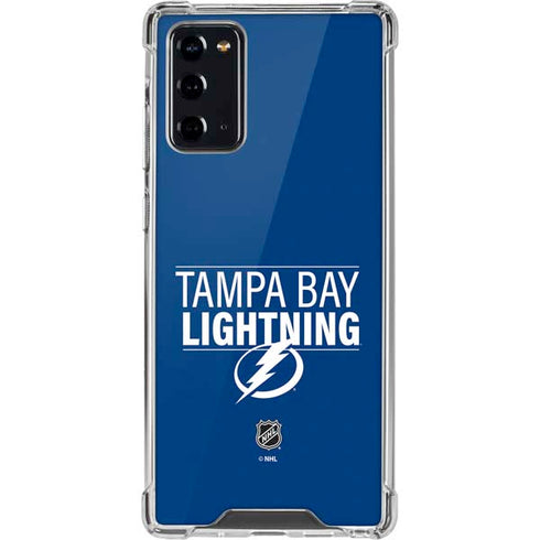 NHL Tampa Bay Lightning Lineup Galaxy Note20 5G Clear Case