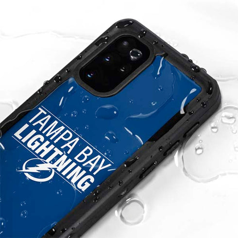 NHL Tampa Bay Lightning Lineup Galaxy S20 Plus Waterproof Case