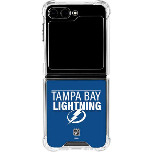 NHL Tampa Bay Lightning Lineup Galaxy Z Flip5 5G Clear Case