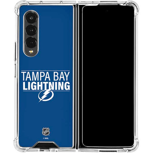 NHL Tampa Bay Lightning Lineup Galaxy Z Fold4 5G Clear Case