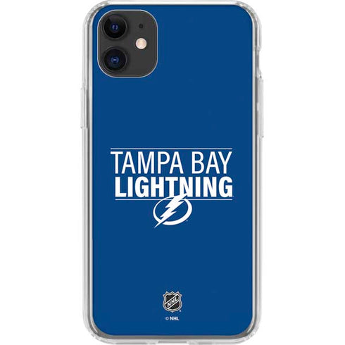 NHL Tampa Bay Lightning Lineup iPhone 11 Clear Case