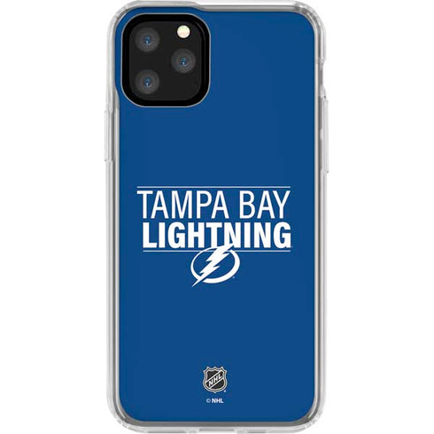NHL Tampa Bay Lightning Lineup iPhone 11 Pro Clear Case