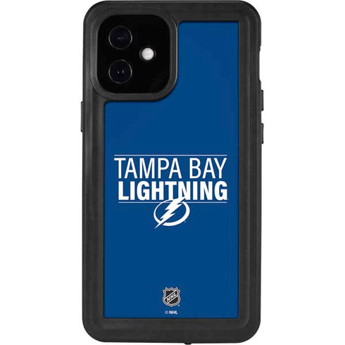 NHL Tampa Bay Lightning Lineup iPhone 12 Mini Waterproof Case