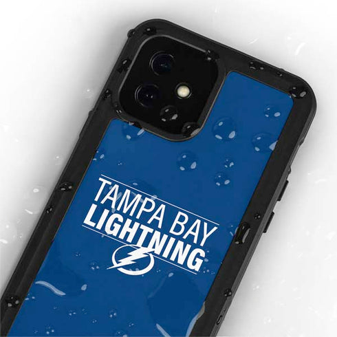 NHL Tampa Bay Lightning Lineup iPhone 12 Mini Waterproof Case