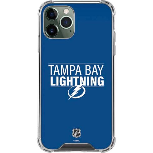 NHL Tampa Bay Lightning Lineup iPhone 12 Pro Clear Case