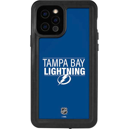 NHL Tampa Bay Lightning Lineup iPhone 12 Pro Waterproof Case