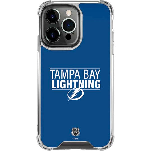 NHL Tampa Bay Lightning Lineup iPhone 14 Pro Clear Case