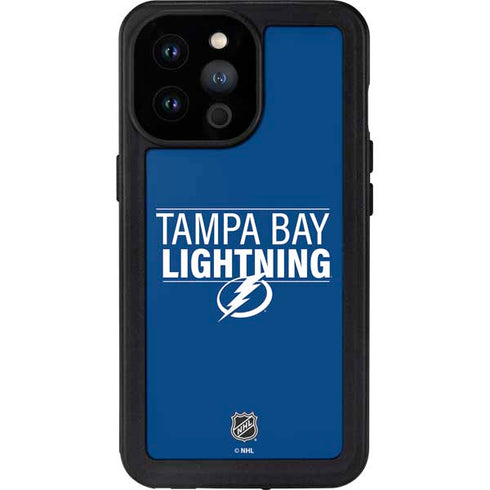 NHL Tampa Bay Lightning Lineup iPhone 14 Pro Max Waterproof Case