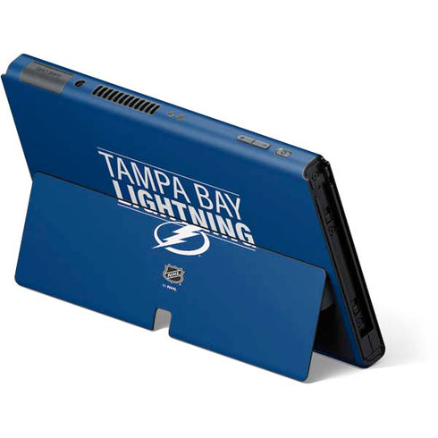 NHL Tampa Bay Lightning Lineup Nintendo Switch OLED (2021) Skin