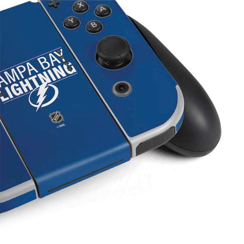 NHL Tampa Bay Lightning Lineup Nintendo Switch OLED (2021) Skin