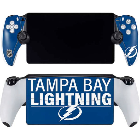 NHL Tampa Bay Lightning Lineup PlayStation Portal Remote Player Skin