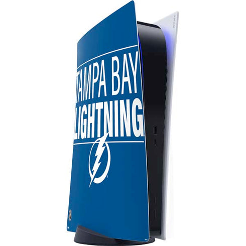 NHL Tampa Bay Lightning Lineup PS5 Digital Edition Console Skin