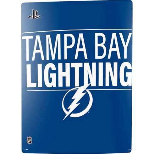 NHL Tampa Bay Lightning Lineup PS5 Digital Edition Console Skin