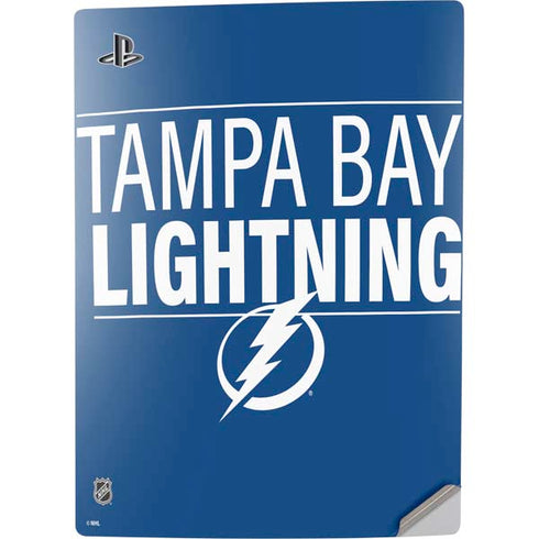 NHL Tampa Bay Lightning Lineup PS5 Digital Edition Console Skin