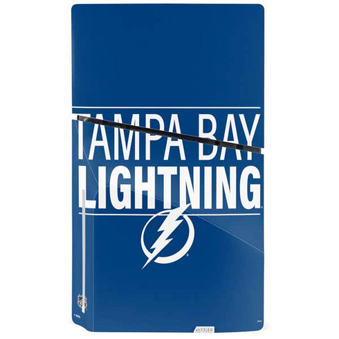 NHL Tampa Bay Lightning Lineup PS5 Slim Disk Bundle Skin