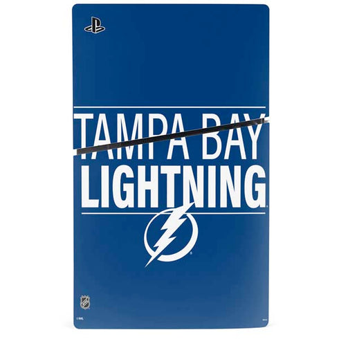 NHL Tampa Bay Lightning Lineup PS5 Slim Digital Edition Console Skin