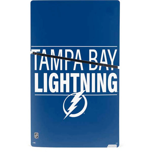 NHL Tampa Bay Lightning Lineup PS5 Slim Digital Edition Console Skin