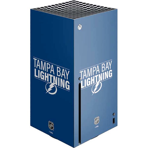 NHL Tampa Bay Lightning Lineup Xbox Series X Console Skin