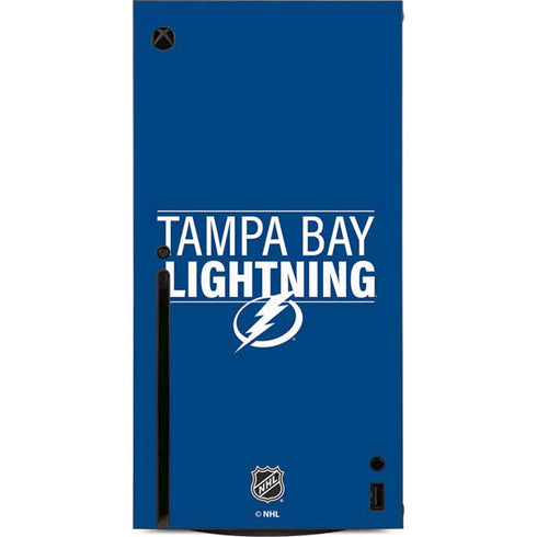 NHL Tampa Bay Lightning Lineup Xbox Series X Console Skin