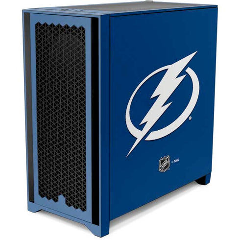 NHL Tampa Bay Lightning Logo Corsair 4000D Tempered Glass Mid-Tower ATX Case Skin