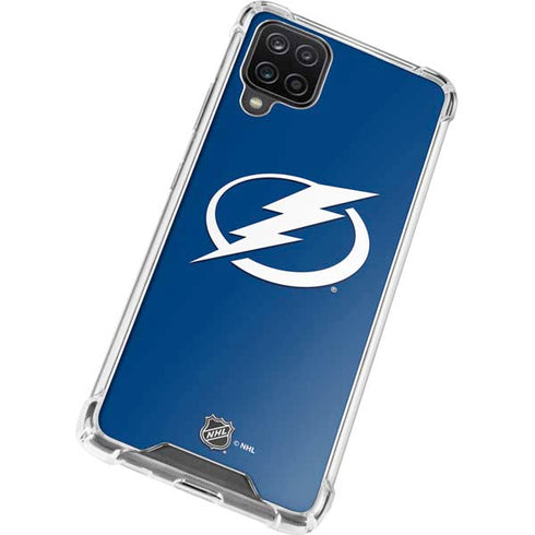 NHL Tampa Bay Lightning Logo Galaxy A12 Clear Case
