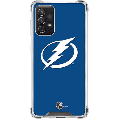 NHL Tampa Bay Lightning Logo Galaxy A72 5G Clear Case