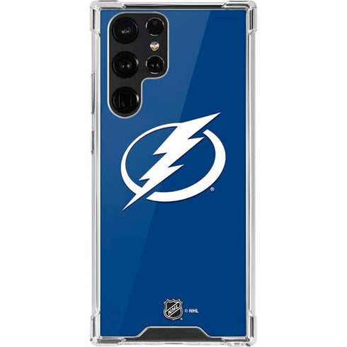 NHL Tampa Bay Lightning Logo Galaxy S22 Ultra Clear Case