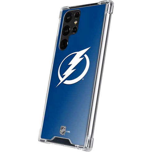 NHL Tampa Bay Lightning Logo Galaxy S22 Ultra Clear Case