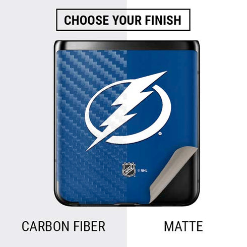 NHL Tampa Bay Lightning Logo Galaxy Z Flip Skin