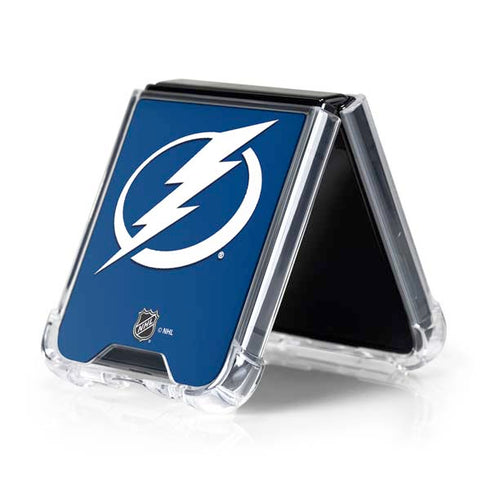 NHL Tampa Bay Lightning Logo Galaxy Z Flip5 5G Clear Case