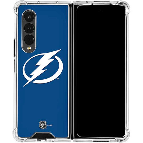 NHL Tampa Bay Lightning Logo Galaxy Z Fold4 5G Clear Case