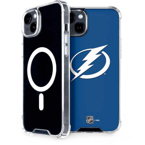 NHL Tampa Bay Lightning Logo iPhone 15 Plus MagSafe Case