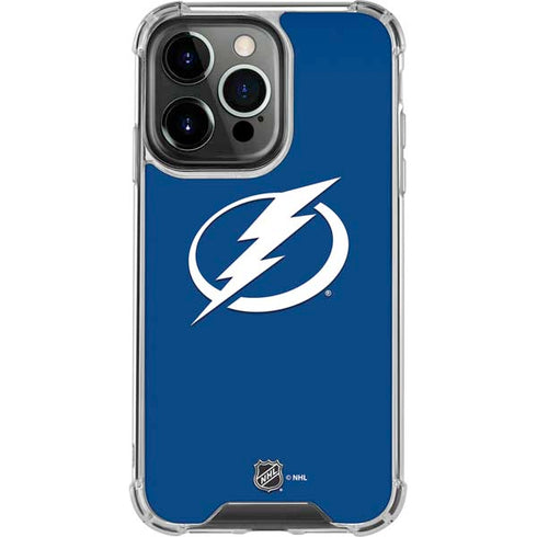 NHL Tampa Bay Lightning Logo iPhone 15 Pro Clear Case
