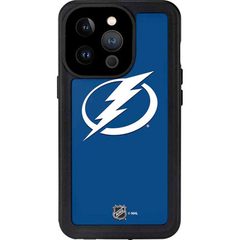 NHL Tampa Bay Lightning Logo iPhone 14 Pro Waterproof Case