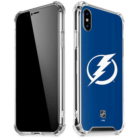 NHL Tampa Bay Lightning Logo iPhone XS Max Clear Case
